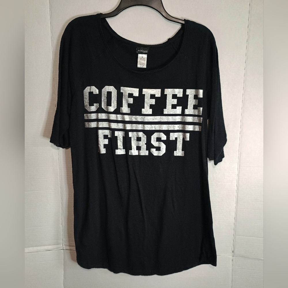 Rampage Women's Black Cotton Size Medium